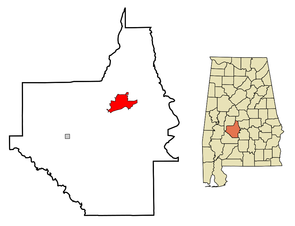 Locator map of Selma
