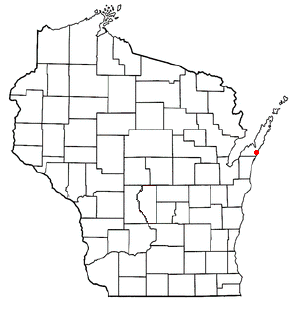 Locator map of Clay Banks