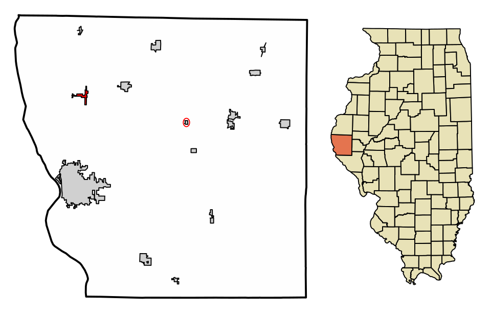 Locator map of Ursa