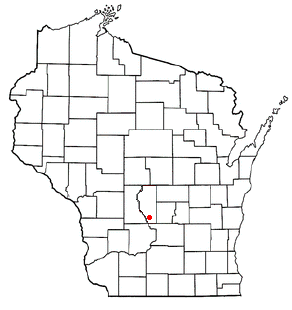 Locator map of Dell Prairie
