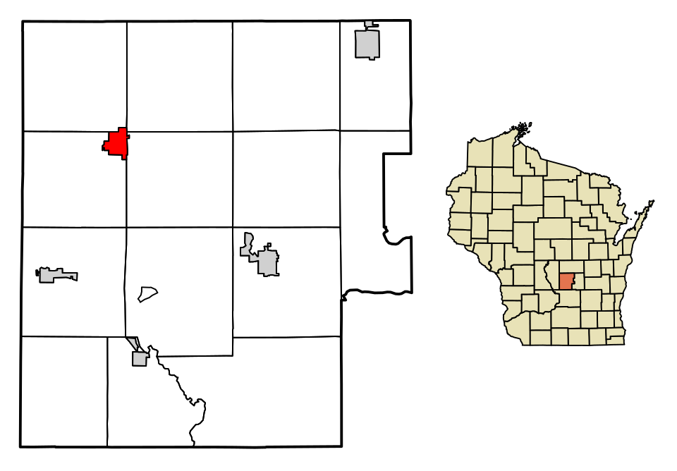 Locator map of Westfield