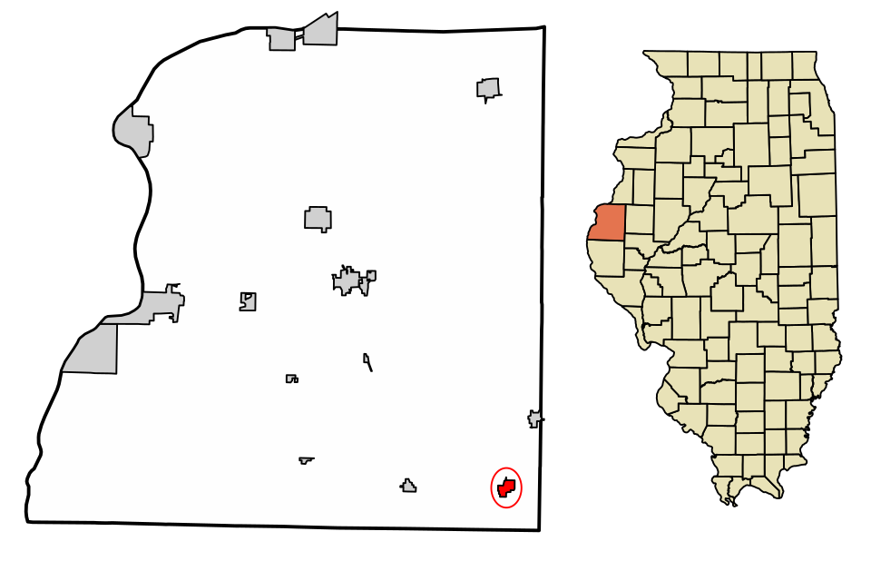 Locator map of Augusta