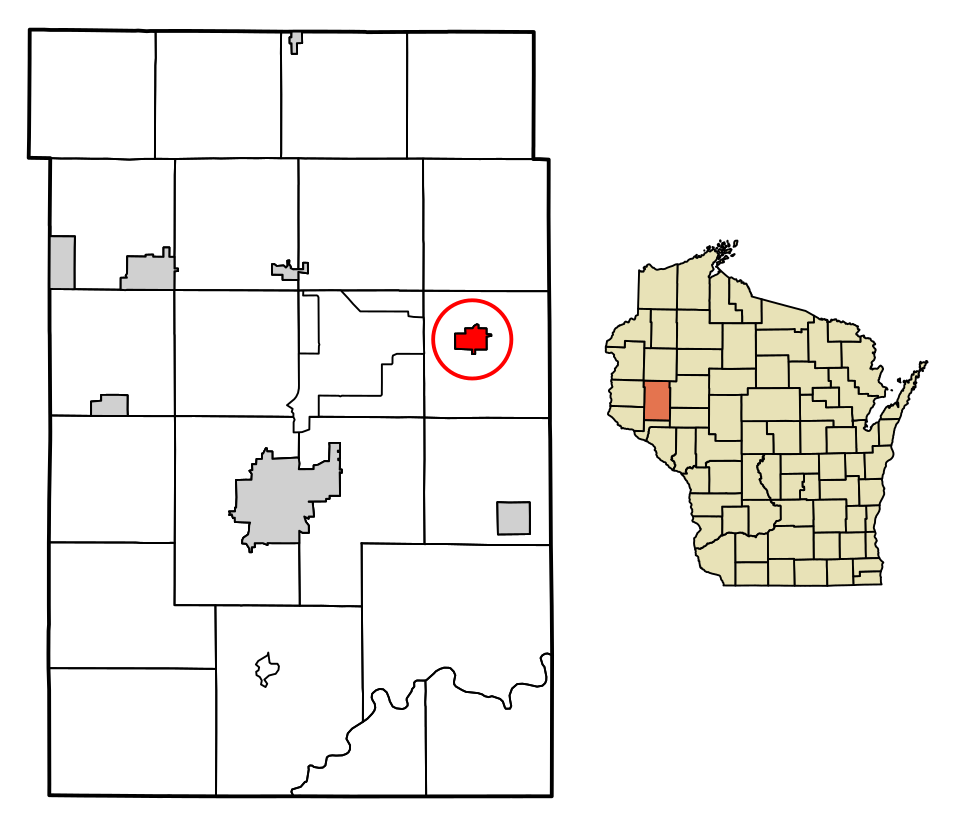 Locator map of Colfax