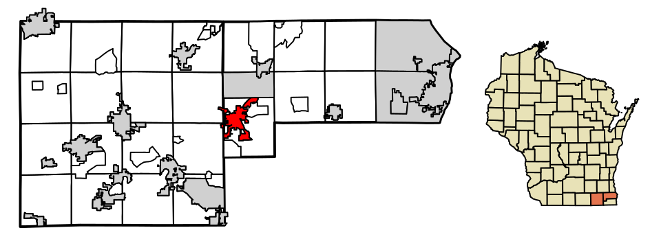 Locator map of Burlington