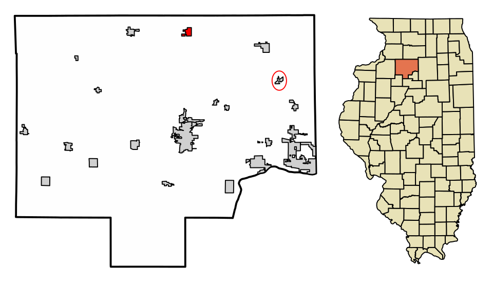 Locator map of Ohio