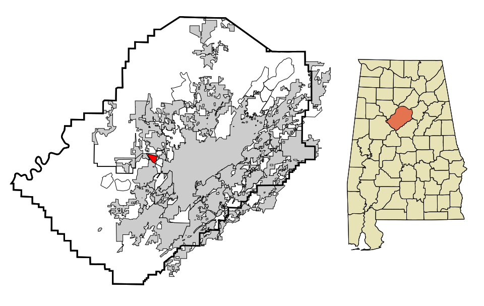 Locator map of Edgewater
