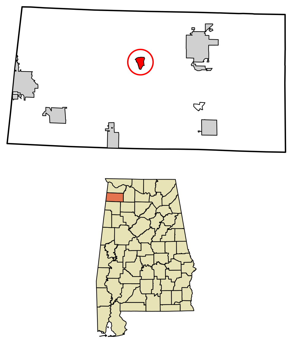 Locator map of Belgreen