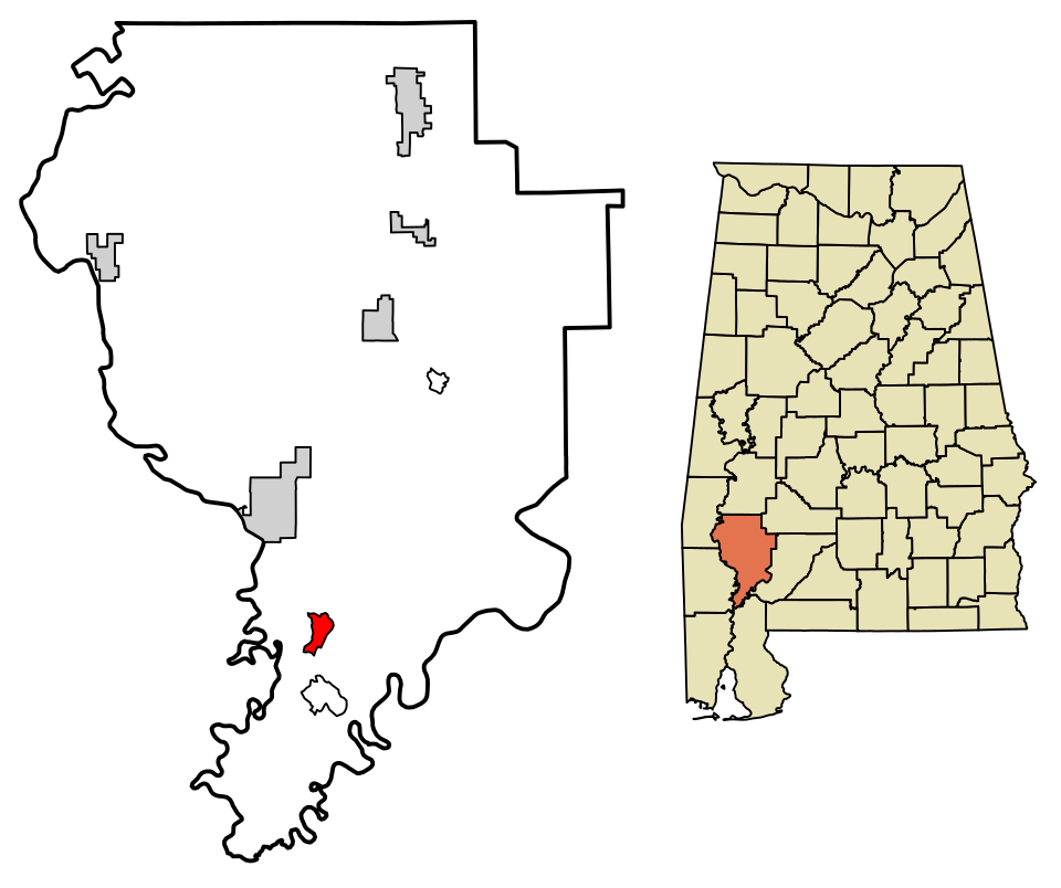 Locator map of Rockville