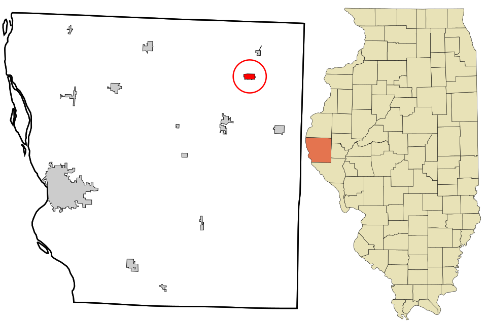 Locator map of Golden