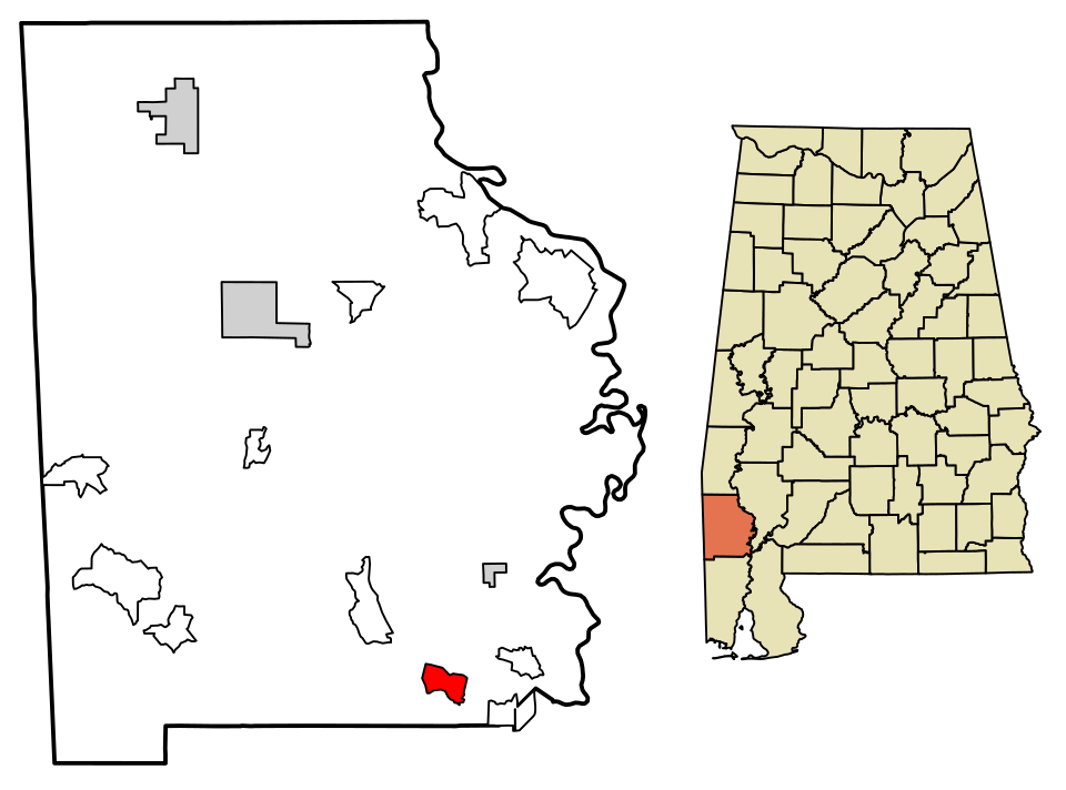 Locator map of Fairford