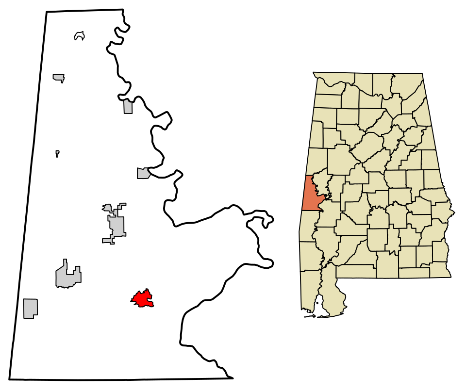 Locator map of Bellamy