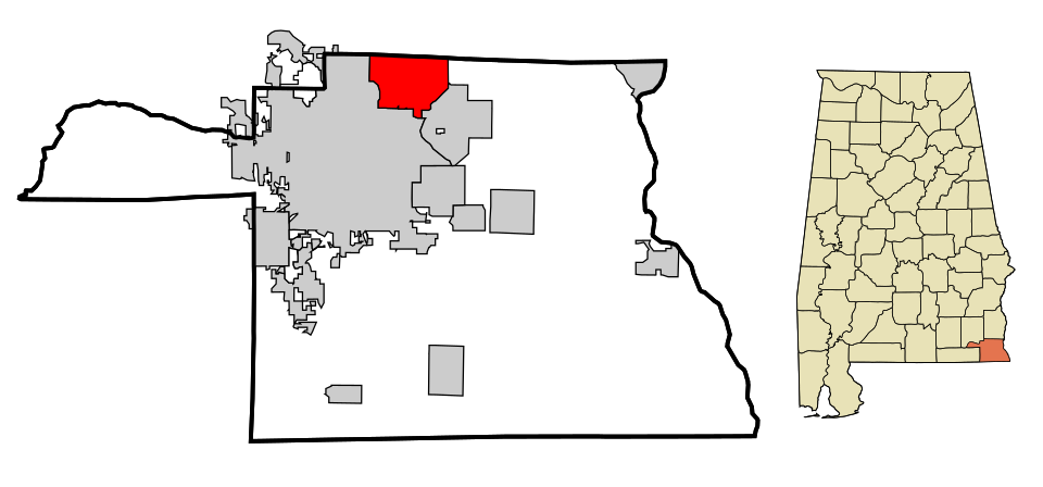 Locator map of Kinsey