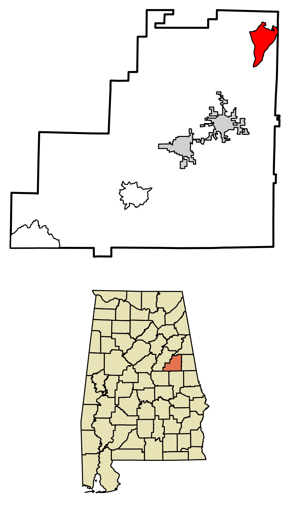 Locator map of Delta