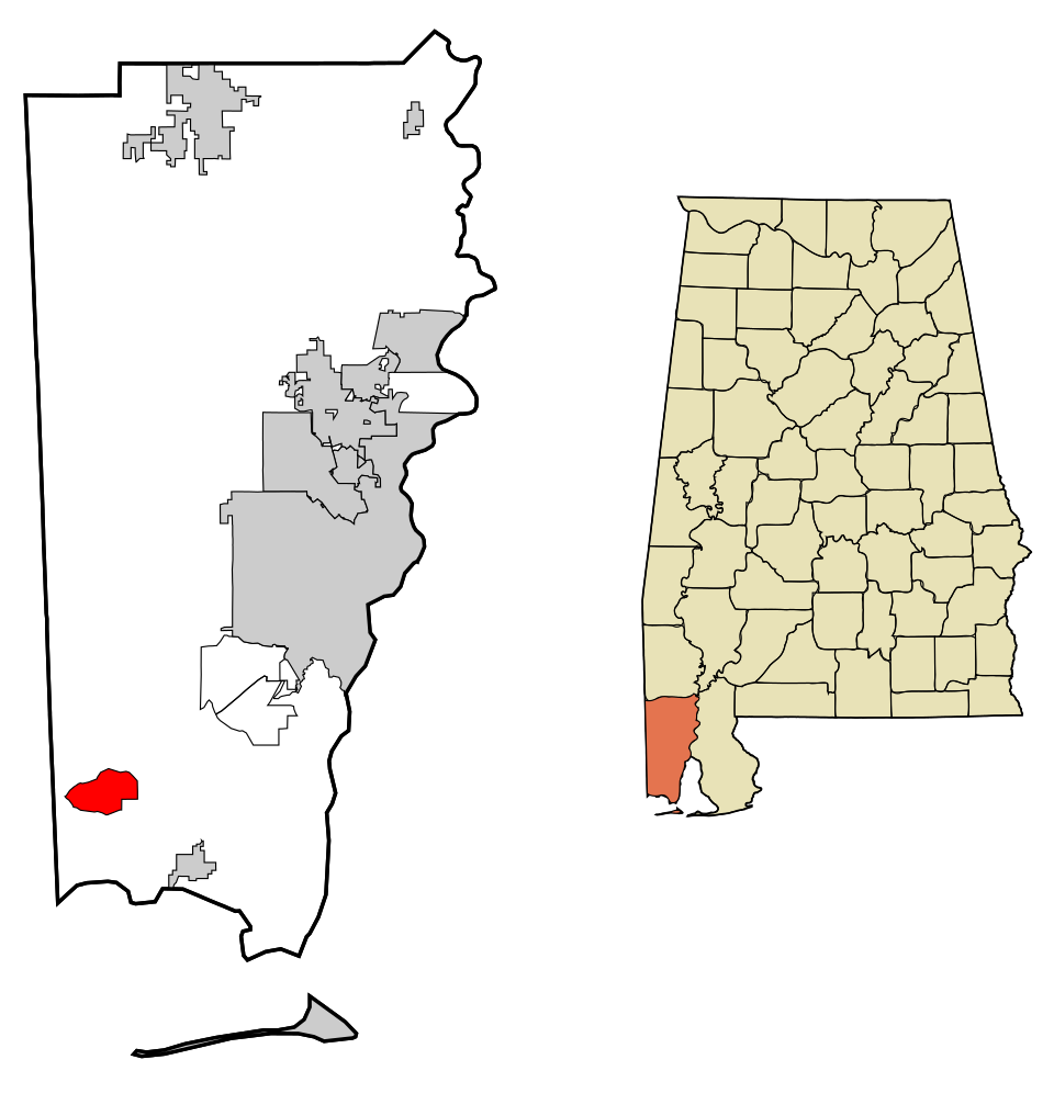 Map of Grand Bay