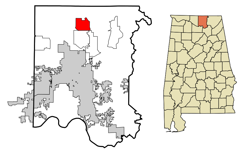 Map of Hazel Green