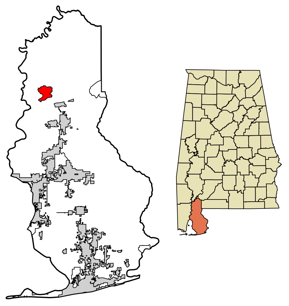 Locator map of Stockton