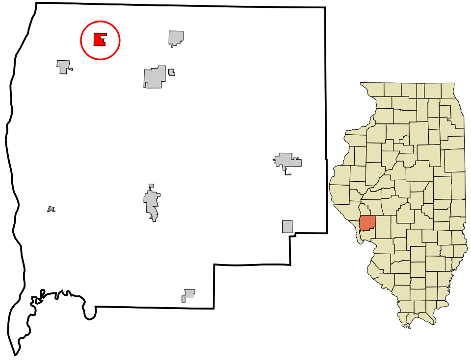 Locator map of Wilmington