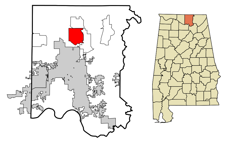 Map of Meridianville
