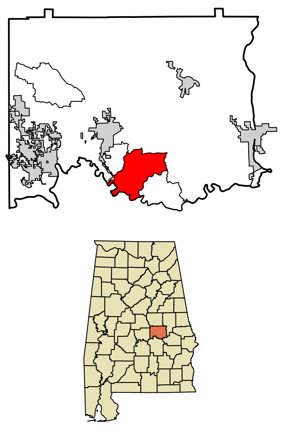 Map of Redland