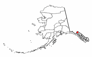 Locator map of Klukwan