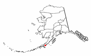 Locator map of Perryville