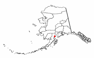 Locator map of Pedro Bay