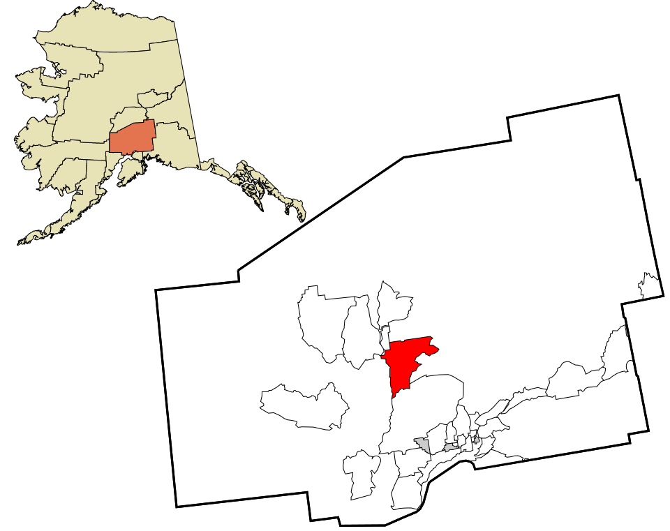 Locator map of Susitna North