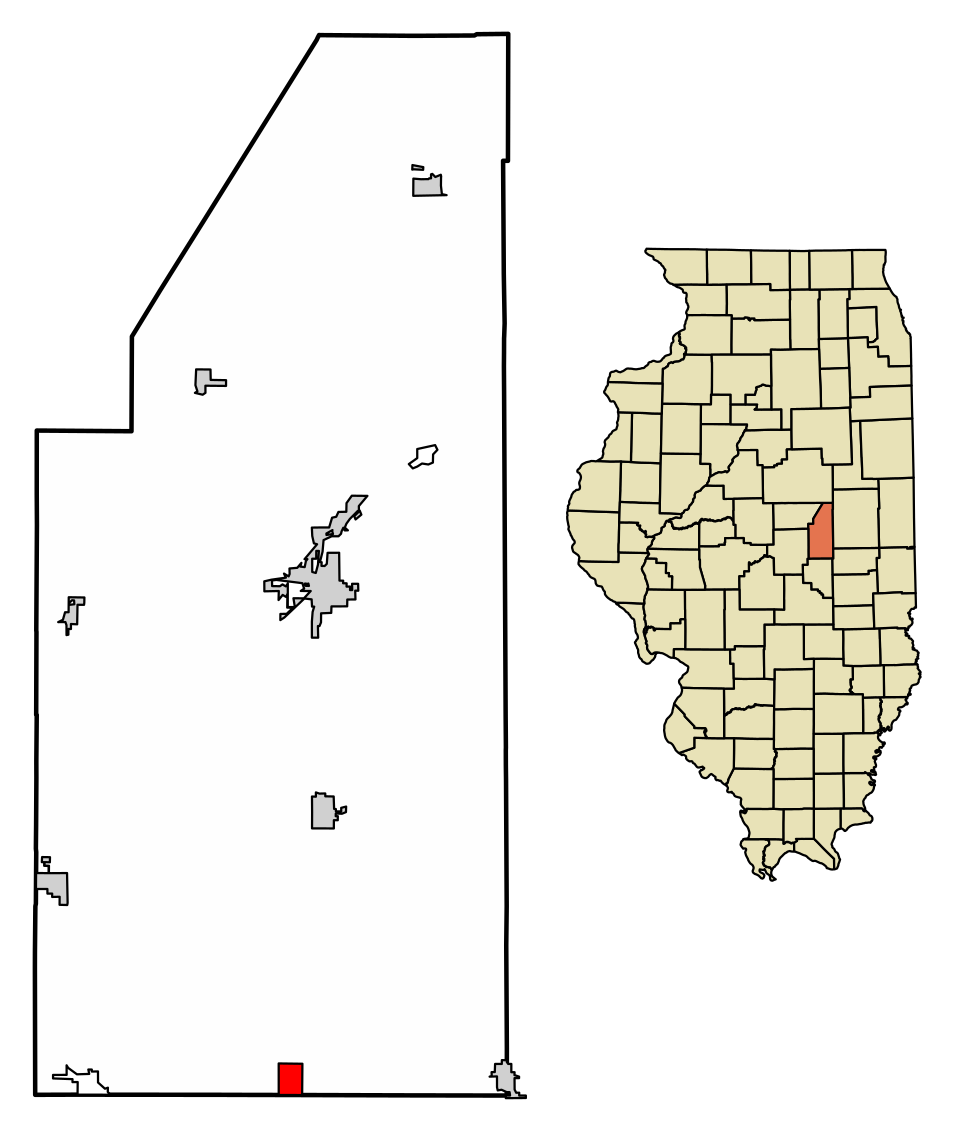 Locator map of Hammond