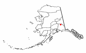 Locator map of Chistochina