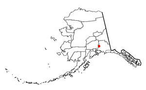 Locator map of Mendeltna