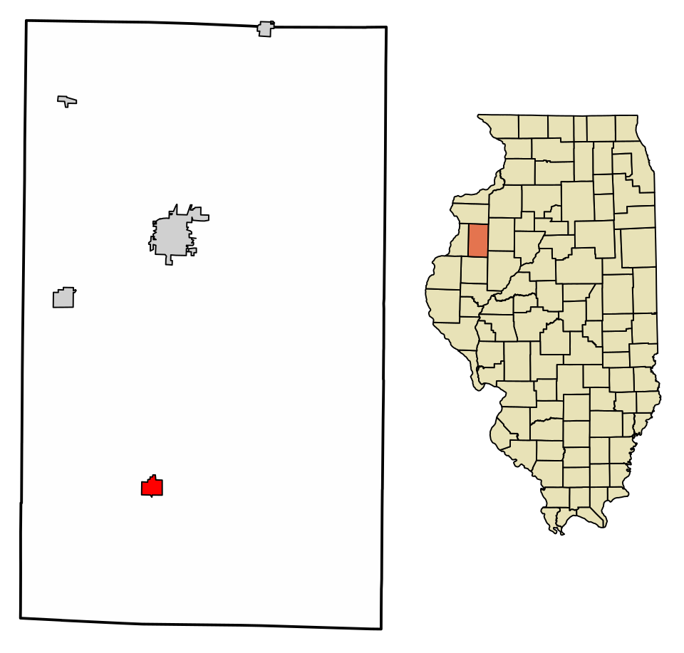 Locator map of Roseville