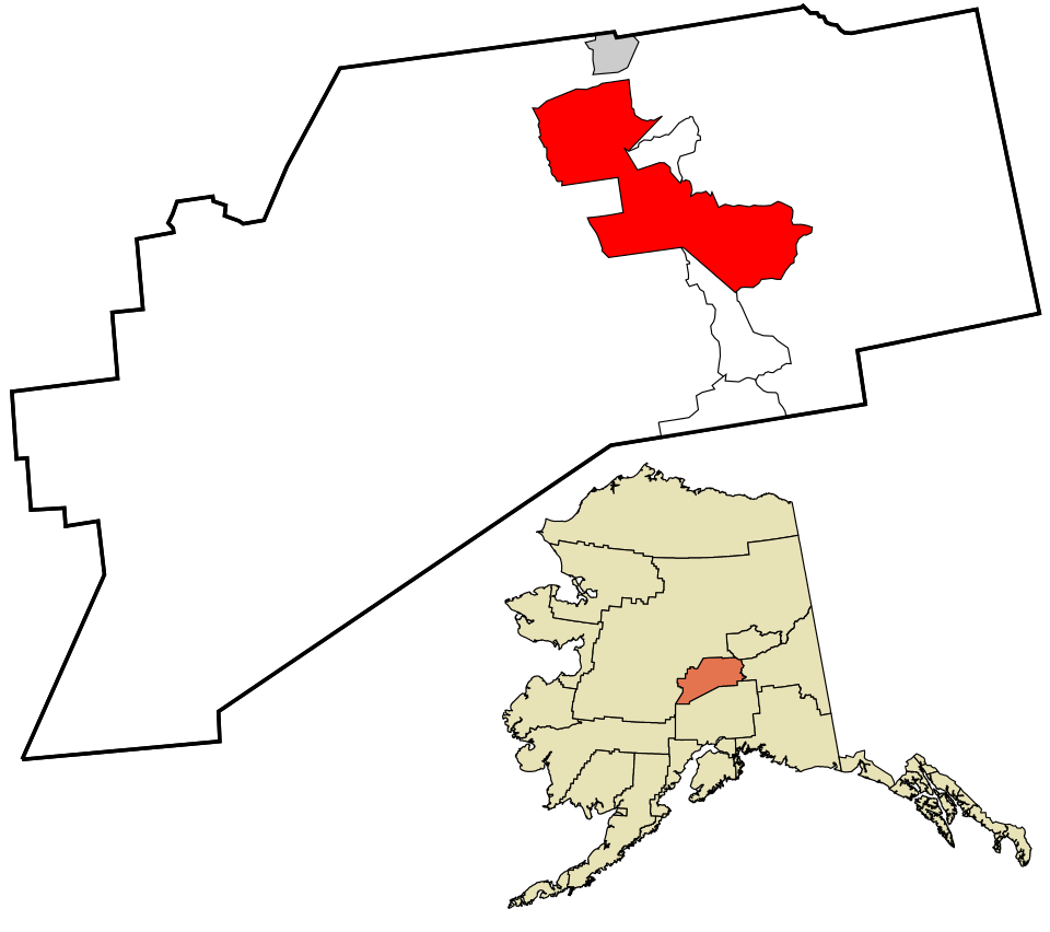 Locator map of Healy
