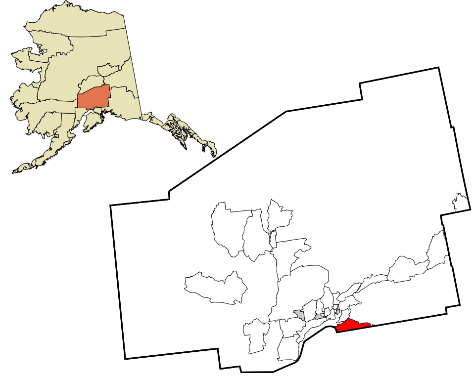 Locator map of Knik River
