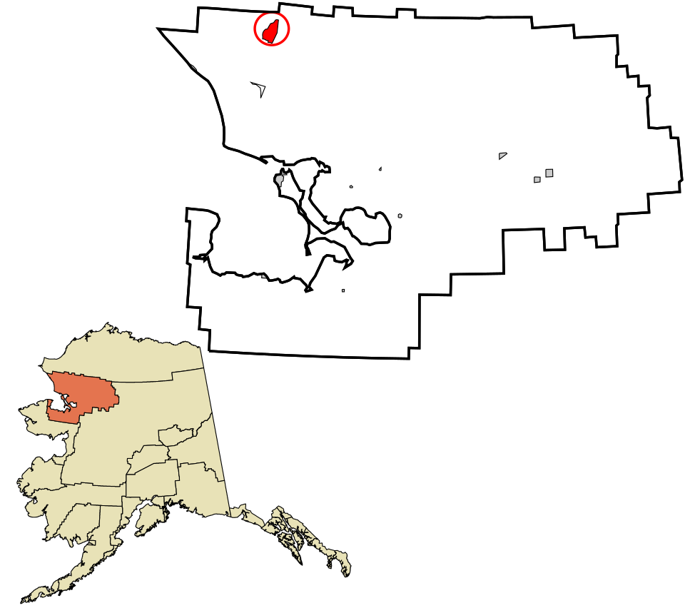 Locator map of Red Dog Mine