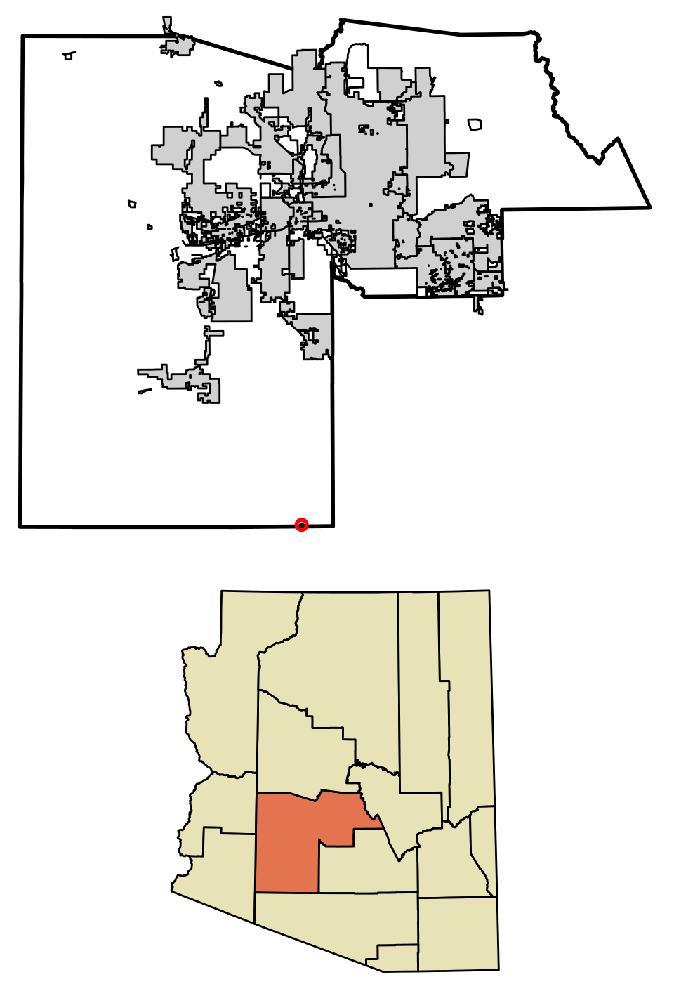 Locator map of Kaka
