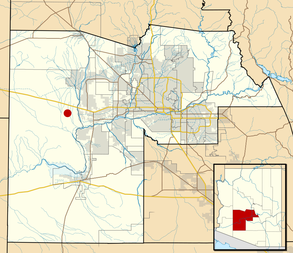 Locator map of Wintersburg