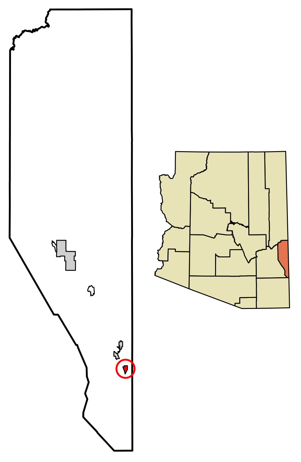 Locator map of Franklin