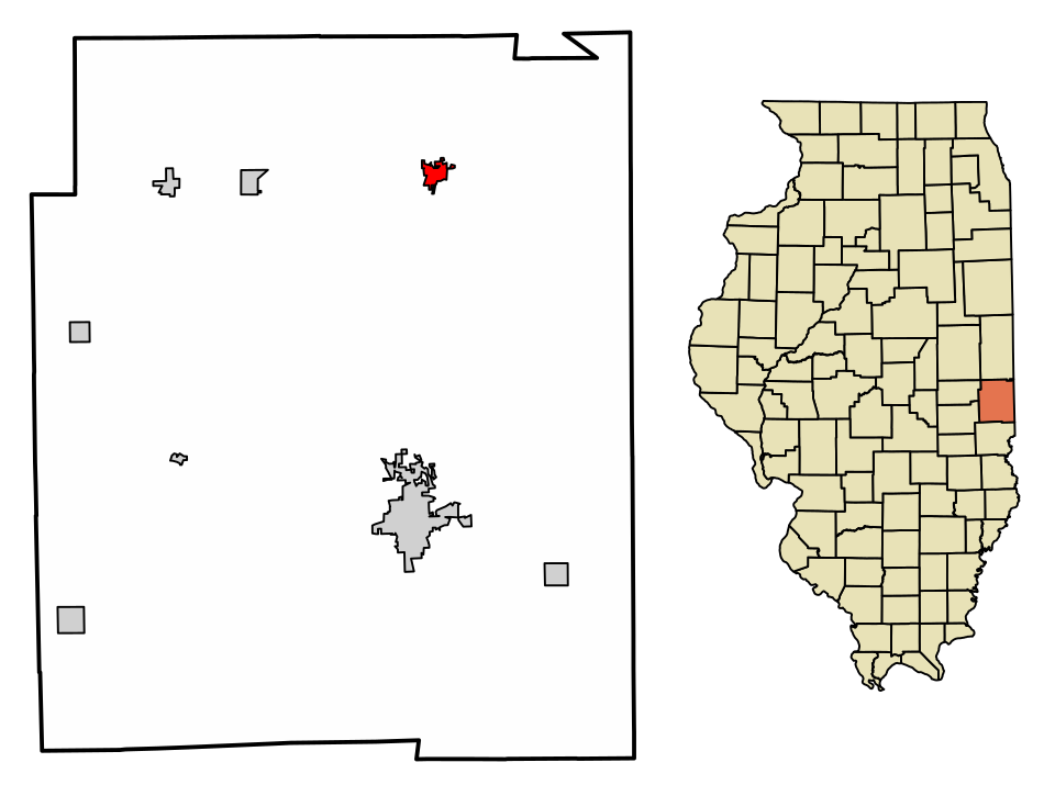 Locator map of Chrisman