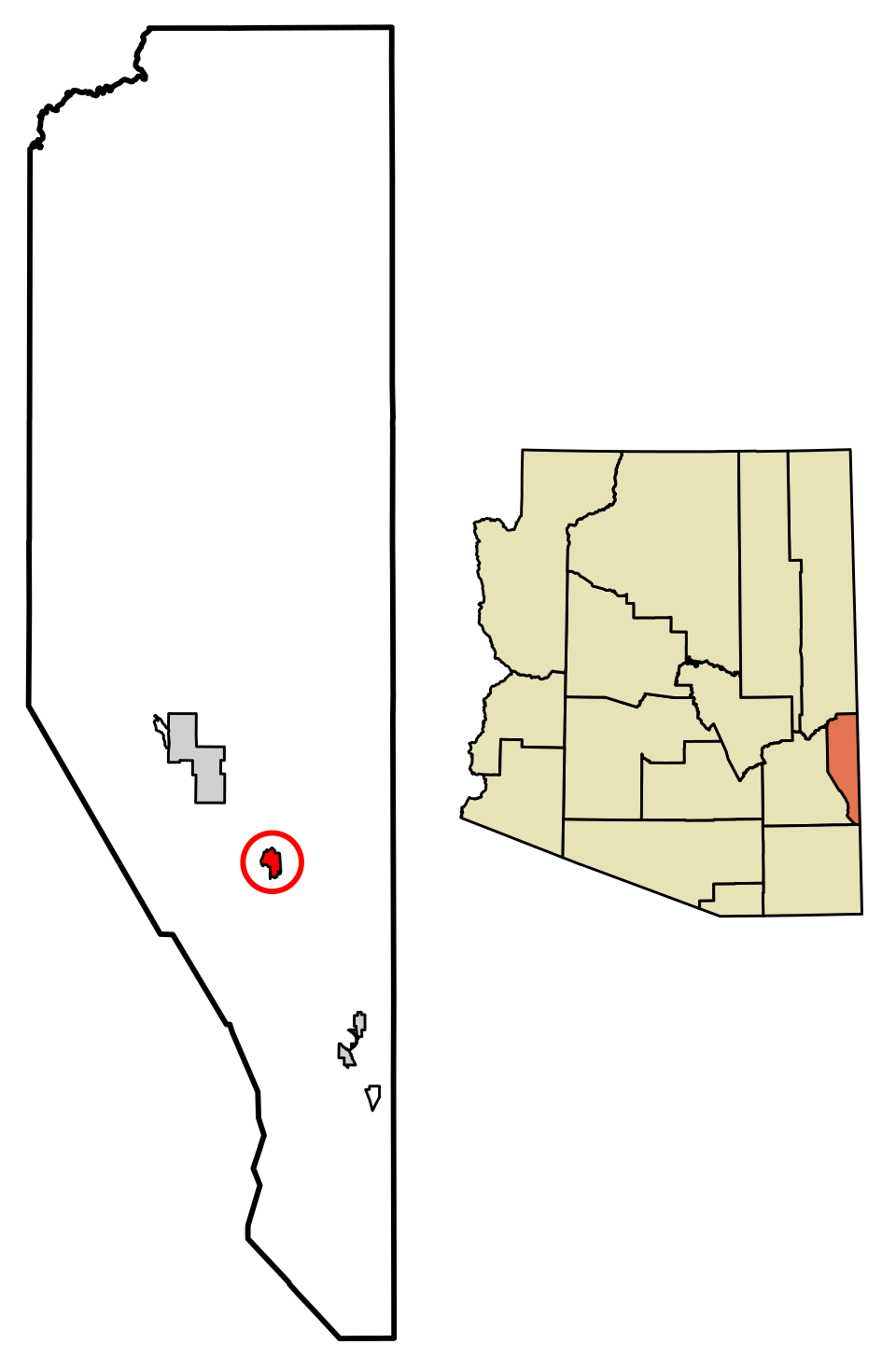 Locator map of York