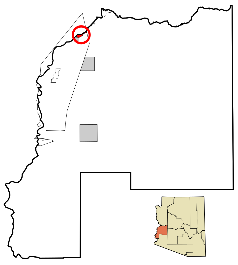 Locator map of Bluewater