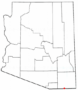 Locator map of Naco