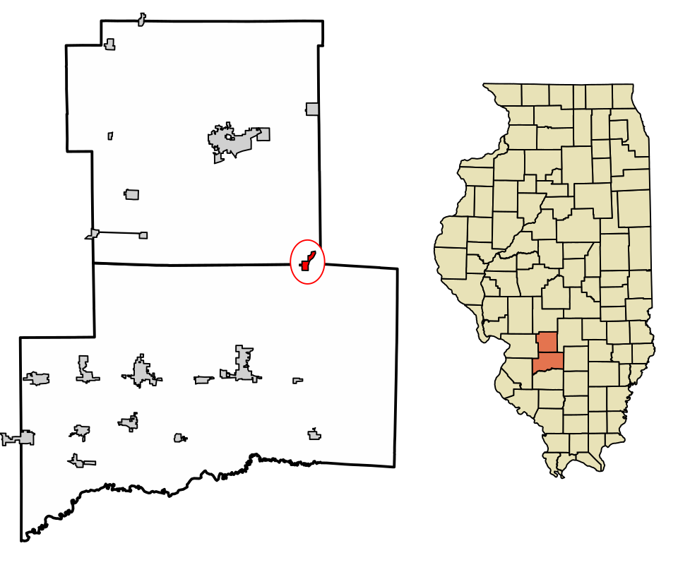 Locator map of Keyesport