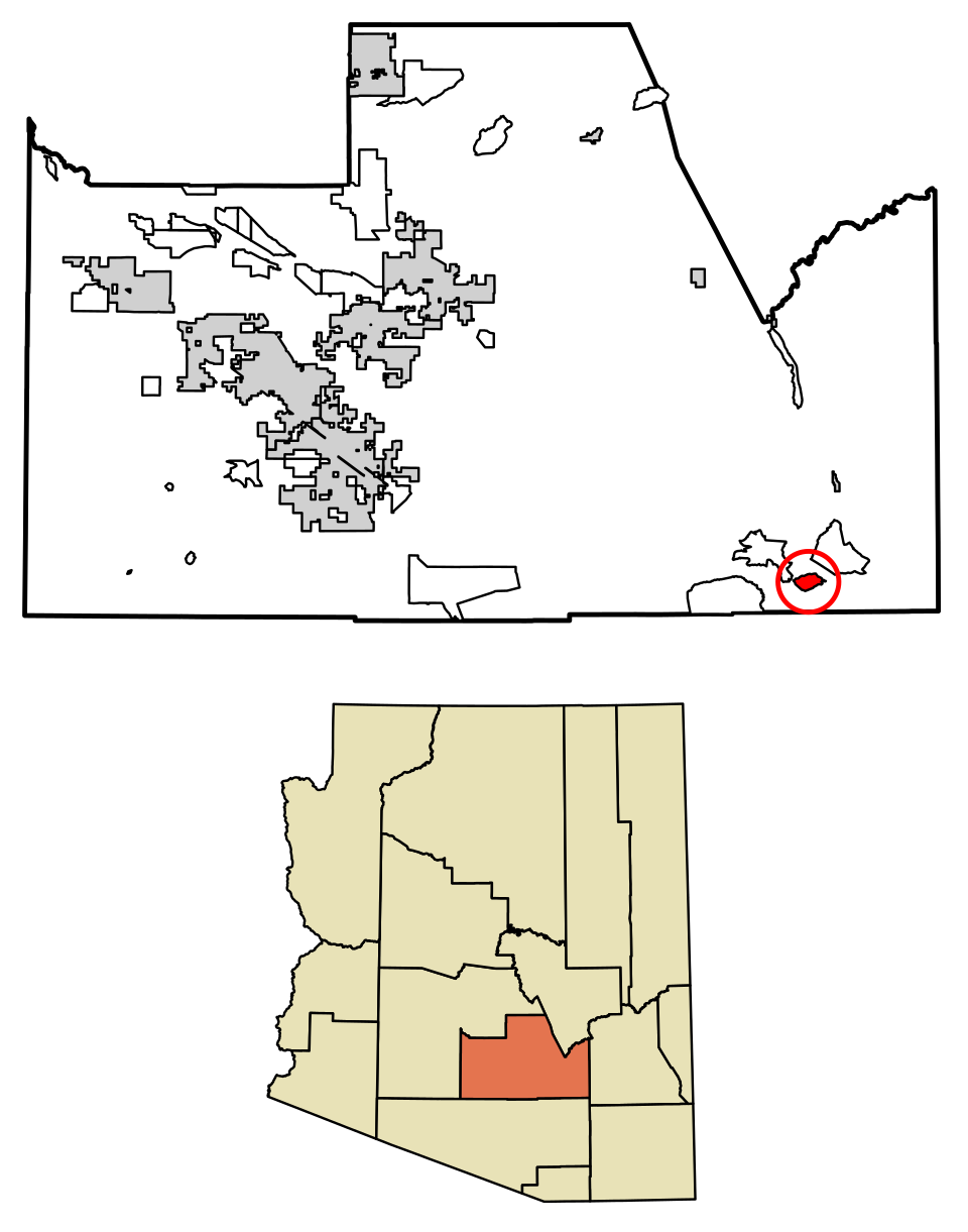 Locator map of Campo Bonito