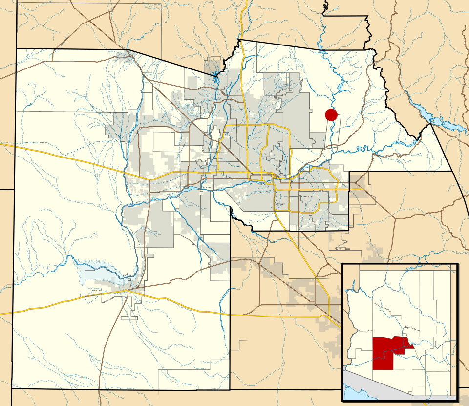 Locator map of Rio Verde