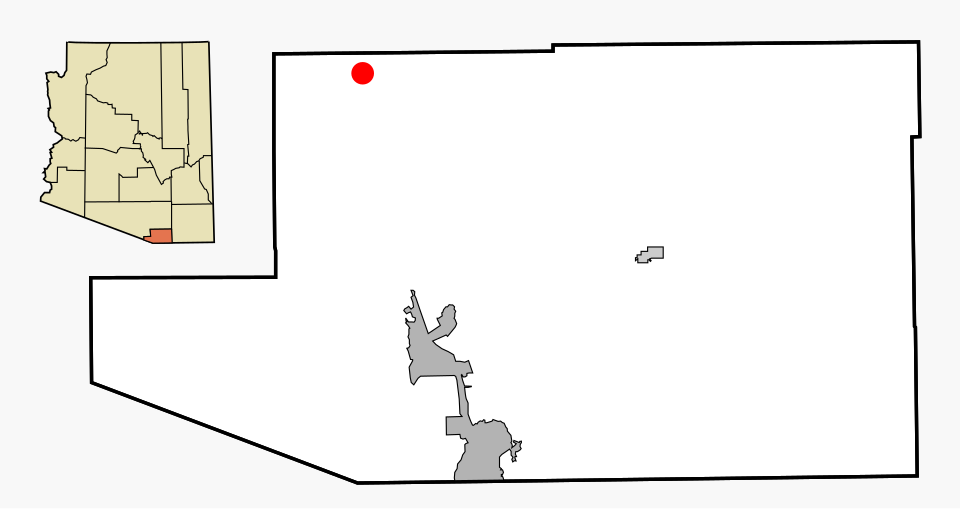 Locator map of Amado