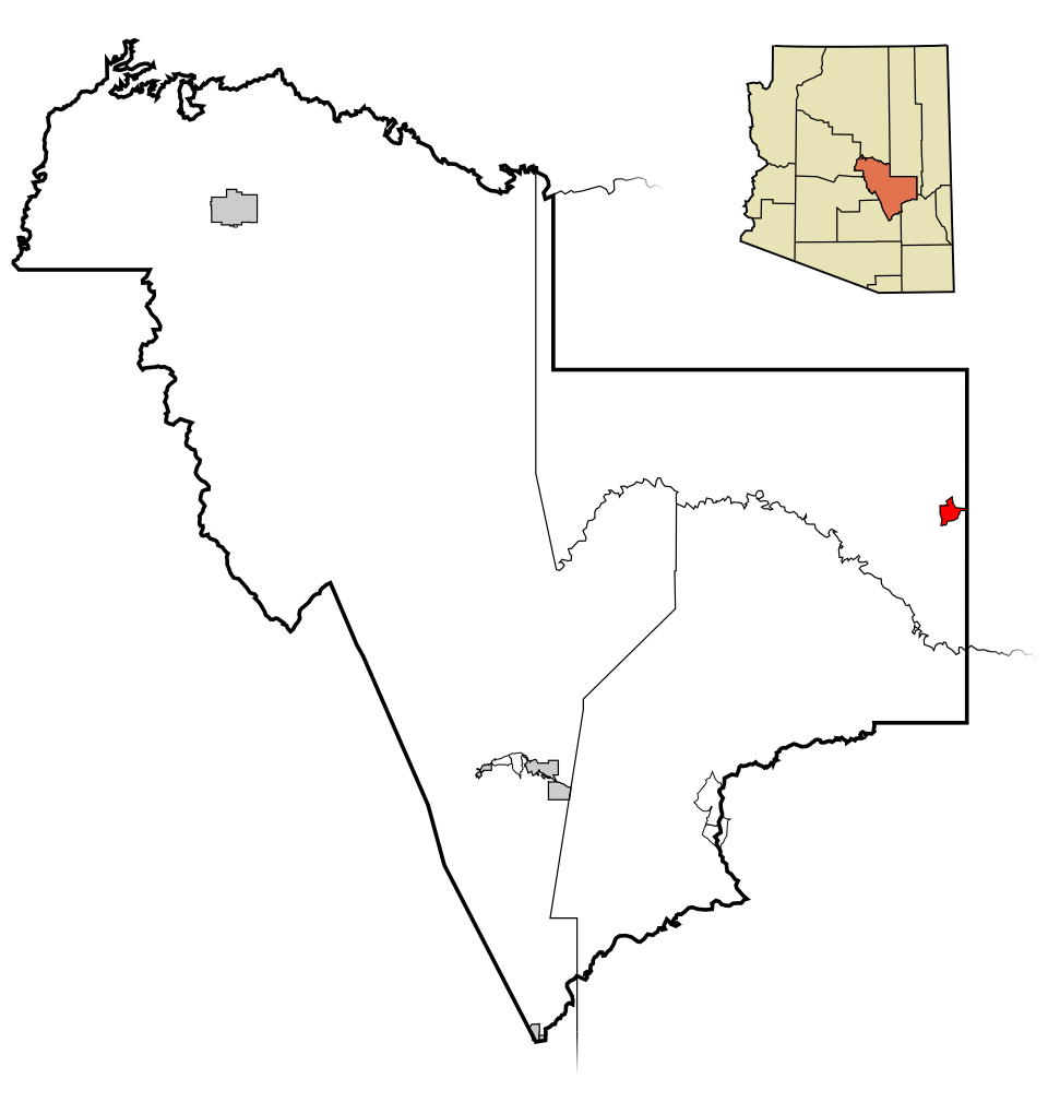Locator map of Canyon Day