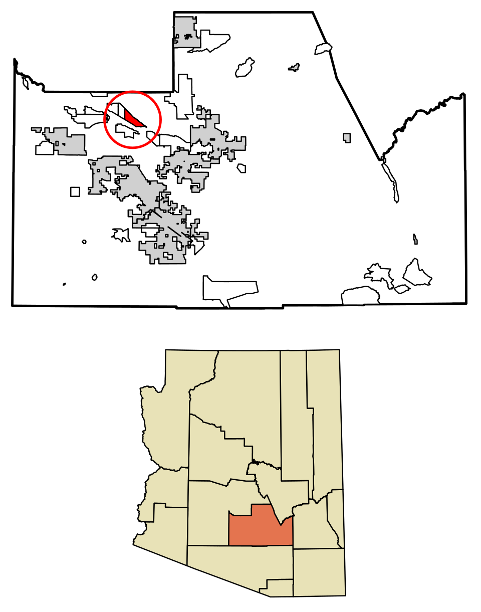 Locator map of Upper Santan Village