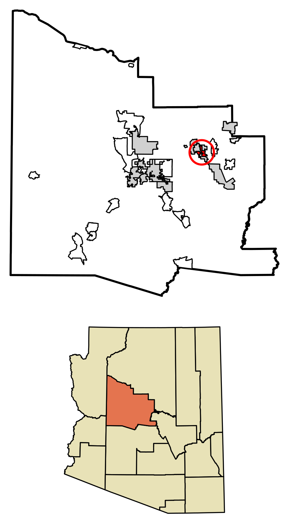 Map of Verde Village