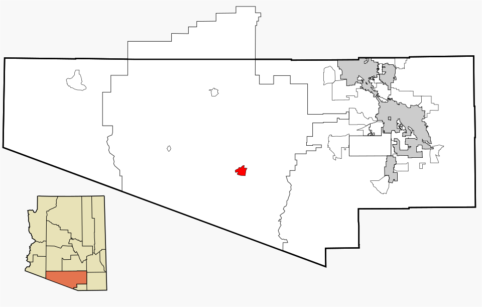 Locator map of Sells