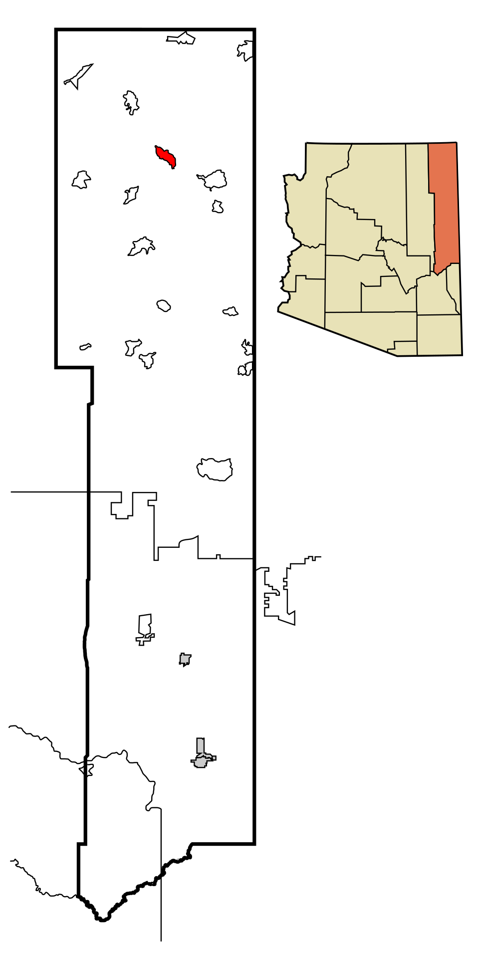 Locator map of Round Rock